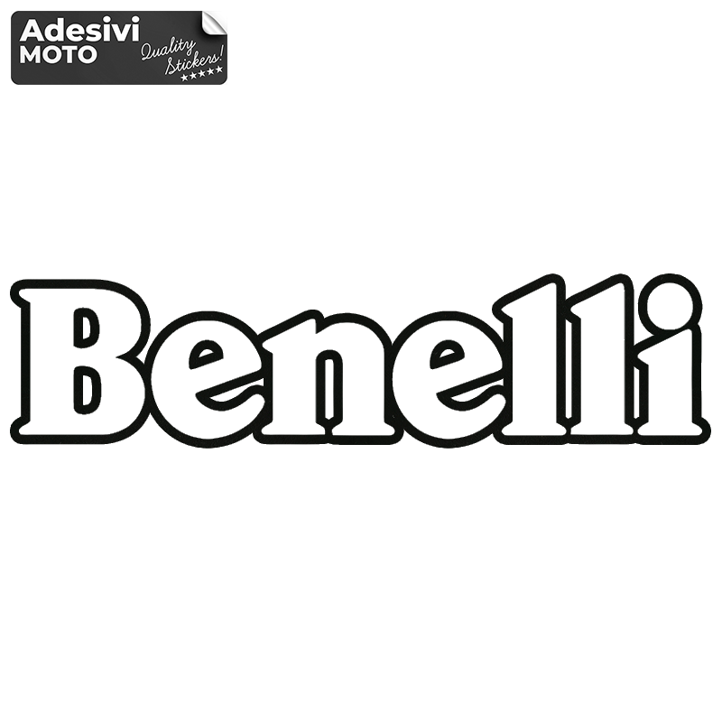Autocollant "Benelli" Bords Uniquement Casque-Côtés-Réservoir-Queue-Aile