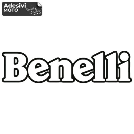 Adesivo "Benelli" Solo Bordi Casco-Fiancate-Serbatoio-Codone-Parafango