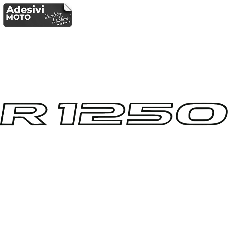 Adesivo Bmw "R 1250" Tipo 2 Serbatoio-Codone-Casco-Cupolino