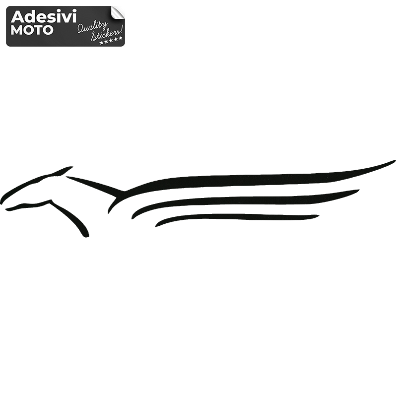 Autocollant Logo Pegaso Casque-Côtés-Queue-Réservoir