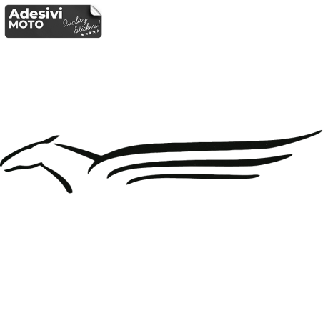 Adesivo Logo Pegaso Casco-Fiancate-Codone-Serbatoio