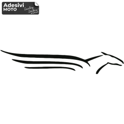 Adesivo Logo Pegaso Tipo 2 Casco-Fiancate-Codone-Serbatoio