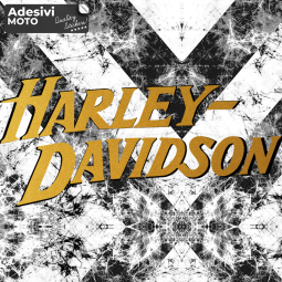 Adesivo "Harley Davidson" Tipo 4 Parafango-Serbatoio-Casco-Codone-Valigie