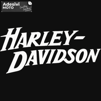 Adesivo "Harley Davidson" Tipo 4 Parafango-Serbatoio-Casco-Codone-Valigie