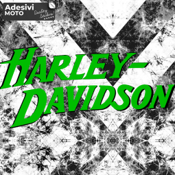 Adesivo "Harley Davidson" Tipo 4 Parafango-Serbatoio-Casco-Codone-Valigie