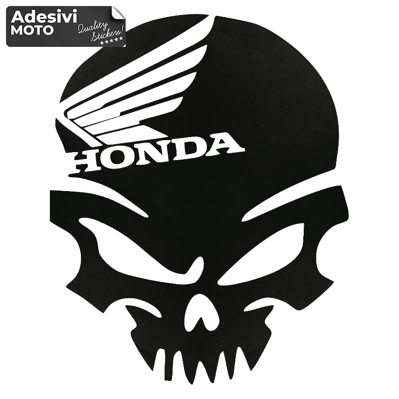 Adesivo Scheletro Honda Tipo 3 Casco-Parafango-Fiancate-Serbatoio-Codone