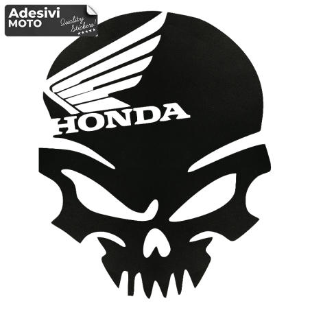 Adesivo Scheletro Honda Tipo 3 Casco-Parafango-Fiancate-Serbatoio-Codone