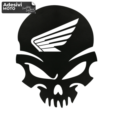 Adesivo Scheletro Honda Tipo 4 Casco-Parafango-Fiancate-Serbatoio-Codone