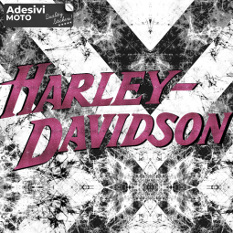 Adesivo "Harley Davidson" Tipo 4 Parafango-Serbatoio-Casco-Codone-Valigie