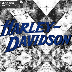 Adesivo "Harley Davidson" Tipo 4 Parafango-Serbatoio-Casco-Codone-Valigie