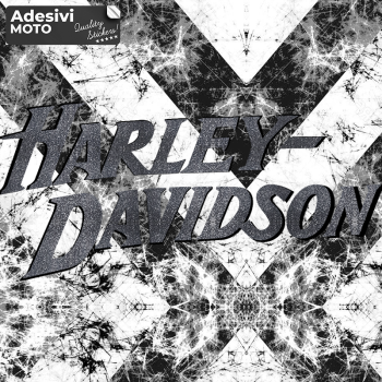 Adesivo "Harley Davidson" Tipo 4 Parafango-Serbatoio-Casco-Codone-Valigie