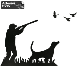 Autocollant Chasse Vanneaux avec Chien Capot-Compteurs-Côtés-Tout-terrain-Voiture