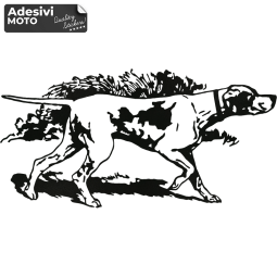Adesivo Pointer Inglese Cofano-Sportelli-Fiancate-Fuoristrada-Auto