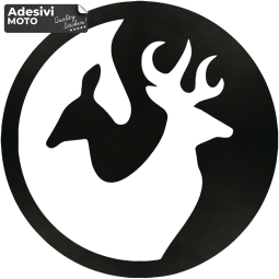 Autocollant Cerf Yin Yang Tout-terrain-Capot-Compteurs-Côtés-Voiture