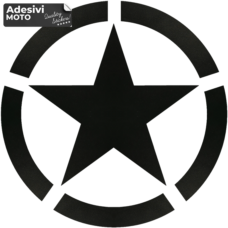 Autocollant Étoile Militaire US Army Tout-terrain-Capot-Compteurs-Côtés-Voiture