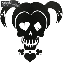Harley Quinn Stilized Sticker Fuel Tank-Helmet-Scooter-Tuning-Car