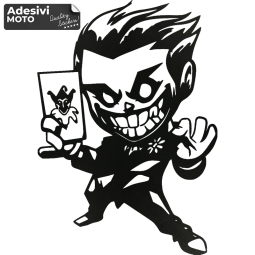 Joker with Card Sticker Fuel Tank-Scooter-Tuning-Car