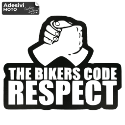 "The Bikers Code Respect" Sticker Fuel Tank-Helmet-Scooter-Tuning-Car